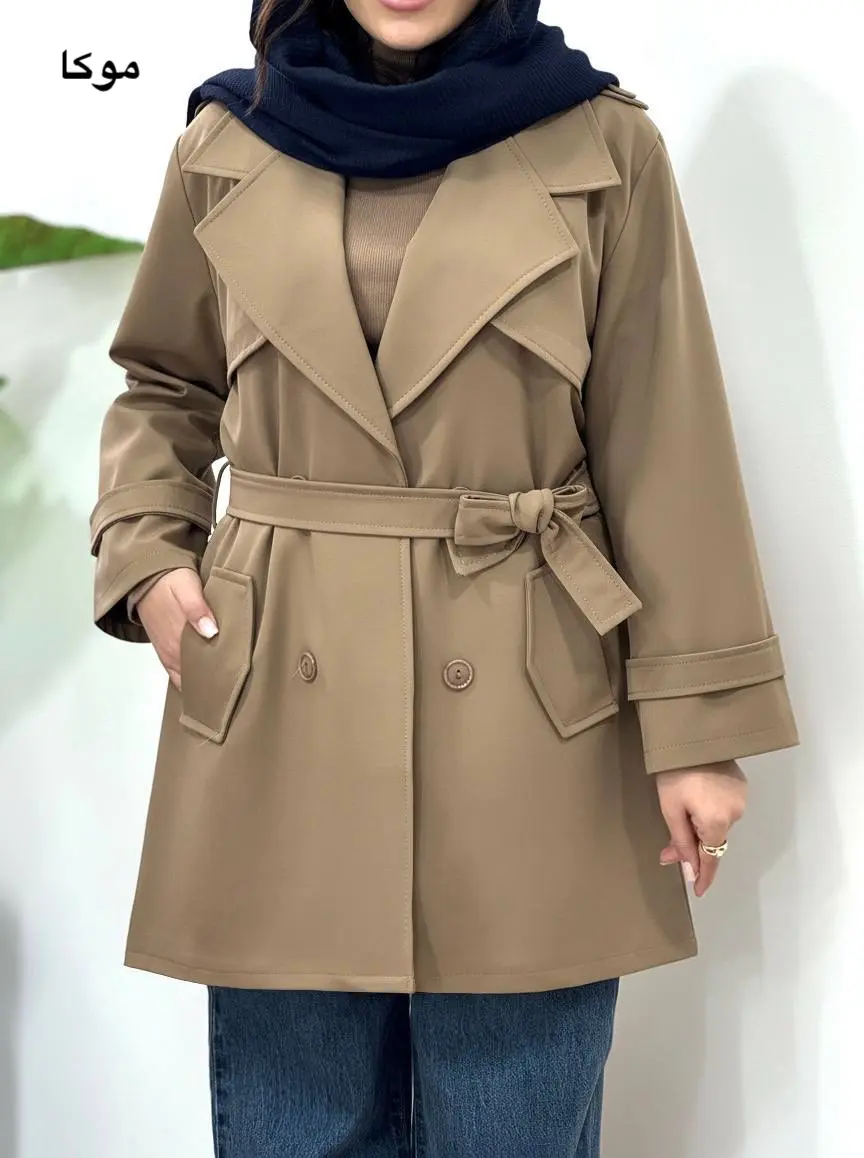 ترنچ کت آستردار آیسو ارکیده